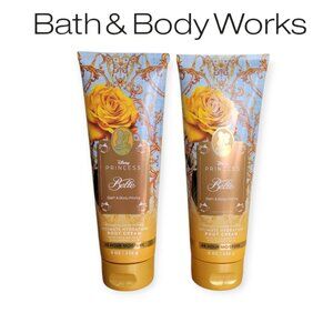 Bath Body Works Disney Princess Belle Body Cream 8oz Set of 2 New Limited Shea